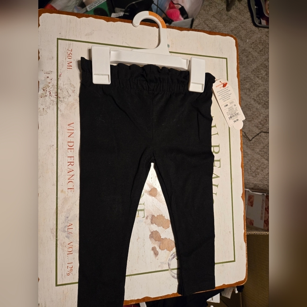 Cat & Jack Baby - 12M Black Leggings